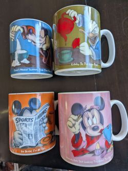 Classic Disney 24oz mugs, set of 4