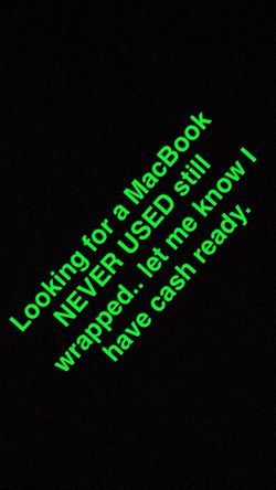 Looking for Apple MacBook