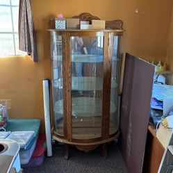 Half Moon Curio Cabinet 