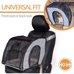 Travel Safety Carrier for Pets, Dog Crate for Car Travel