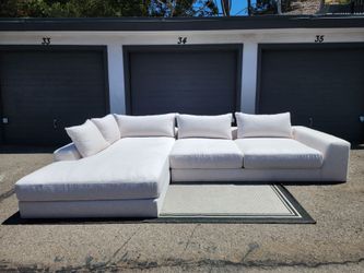 Huge White Sectional Couch