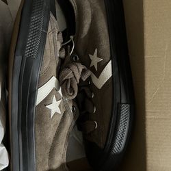 NIB Converse Star Player 76 Suede Low GS Sz 5 Engine Smoke A11594C Brown Black