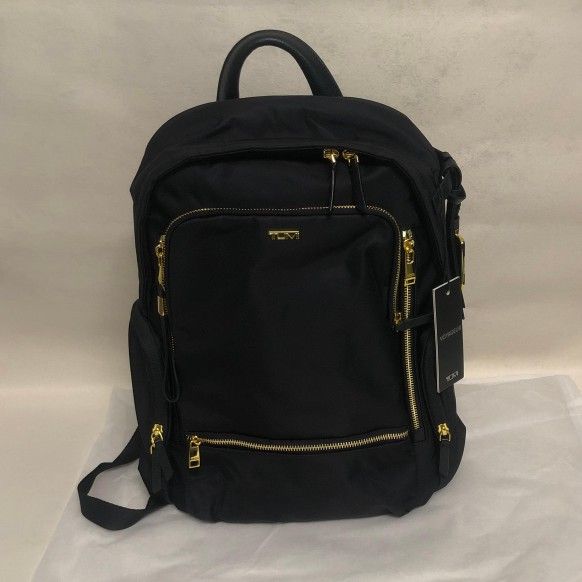TUMI VOYAGEUR Celina Backpack Black/Gold