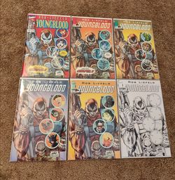 Rob Liefeld Youngblood #100 Todd McFarlane variants NM Image Comics