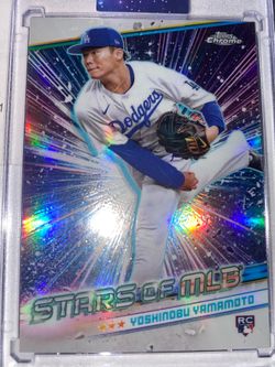 2024 Topps Stars MLB #57 Yoshinobu Yamamoto Rookie Card RC Los Angeles Dodgers