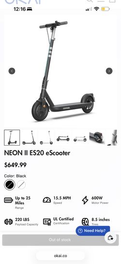 OKAI ES20 Electric Scooter UNBOXED