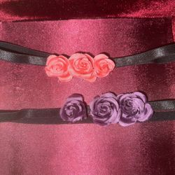 New 2 Piece Floral Headbands 