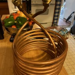brass fitted copper coil 