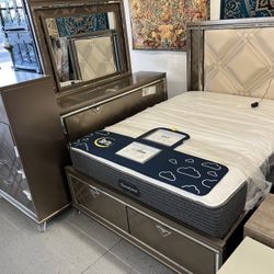 Furniture, Mattress, Boxspring, Bunkbed, Bedframe, Chest Dresser, Mirror, Nightstand