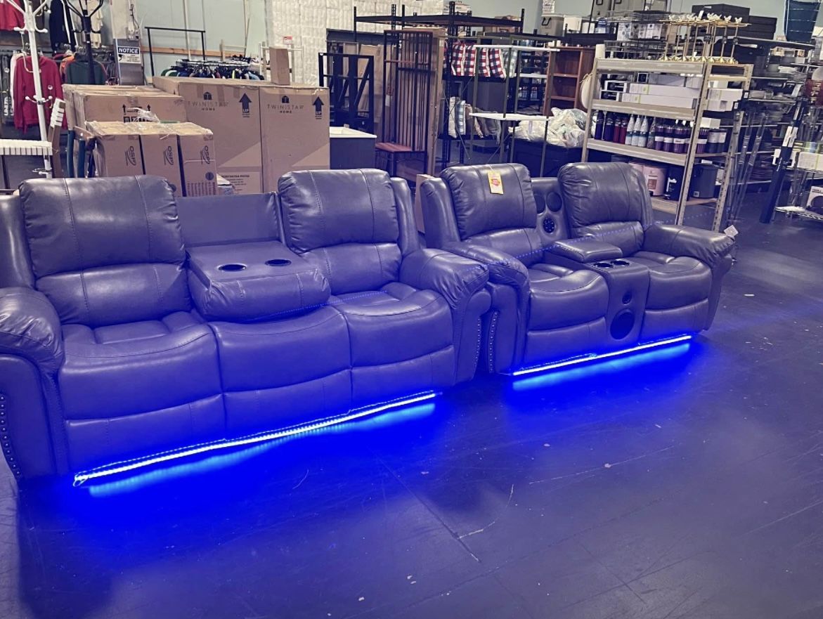 Recliner Sofa And Loveseat