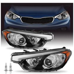 Halogen Headlight Assembly 2014 2015 2016 Kia Forte, Forte Koup, Forte5