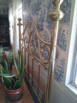 Brass Headboard only