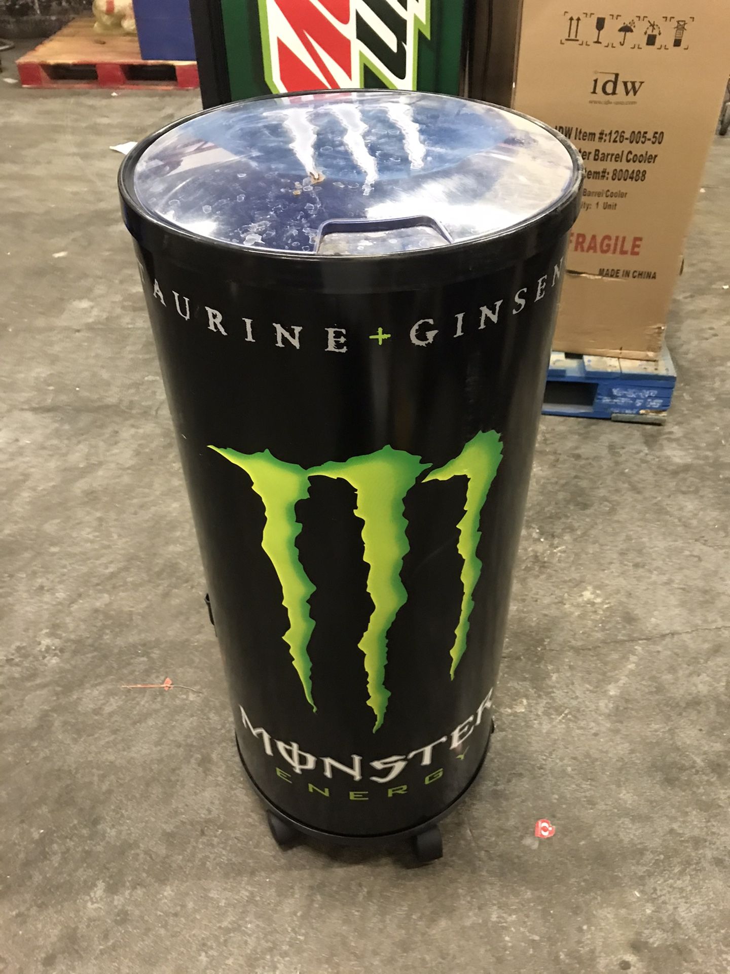 Monster Energy Cooler Barrel