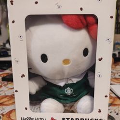 Hello Kitty X Starbucks Collab Plushy 