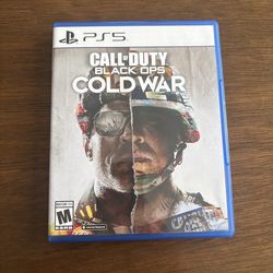 PS5 Call of duty Cold War