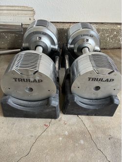 Trulap adjustable dumbbells