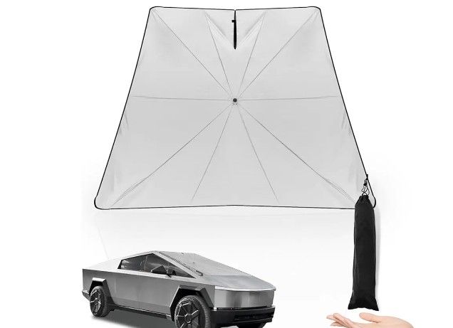 TESLA CYBER TRUCK WINDSHIELD SUNSHADE+ UMBRELLA