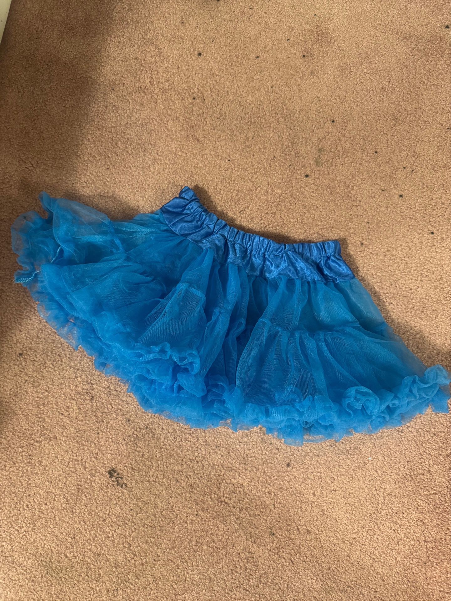 Small Blue Tutu Skirt Costume 