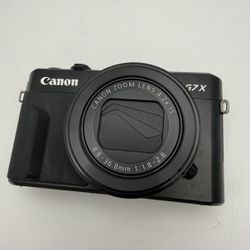 Canon PowerShot G7 X Mark II 20.1MP Digital Camera 4.2x Zoom Black 64GB SD