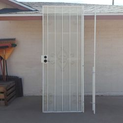 Metal Security Door - 8 Foot Tall - $75