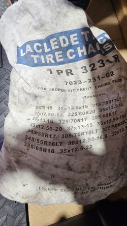 35x12 tire chains