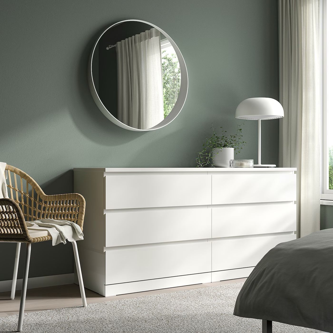 IKEA Malm 6 Door Low-Boy Dresser