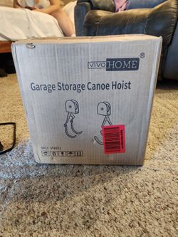 Garage Storage Canoe Hoist :: VivoHome