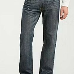 Levi's Men's 559 Relaxed Straight Fit Medium Washed Denim Jeans- 40×30
