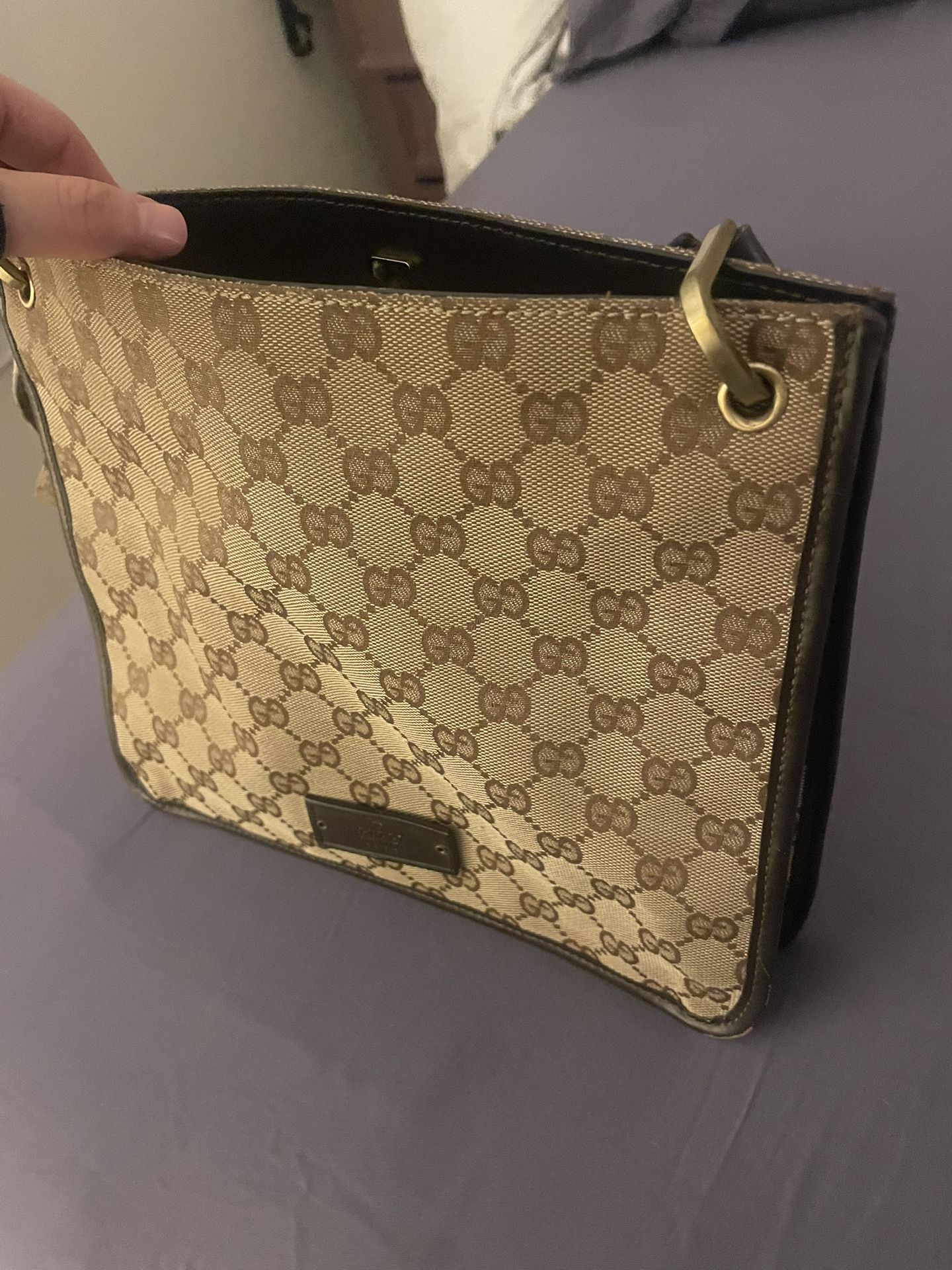 Vintage Brown Gucci Cross Body Bag