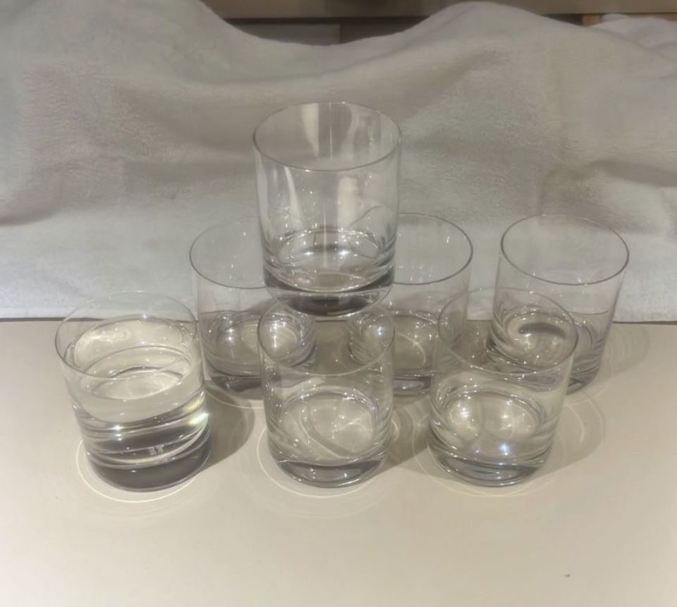Six quality Old Fashion / Whiskey Glasses 6 (Stolzie Lausitz)