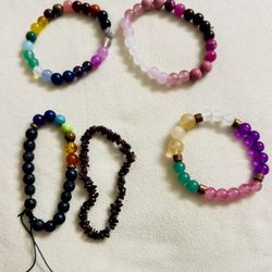 Crystal Bracelets For Chakras Balance 