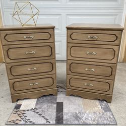 2 Small Vintage Dressers 