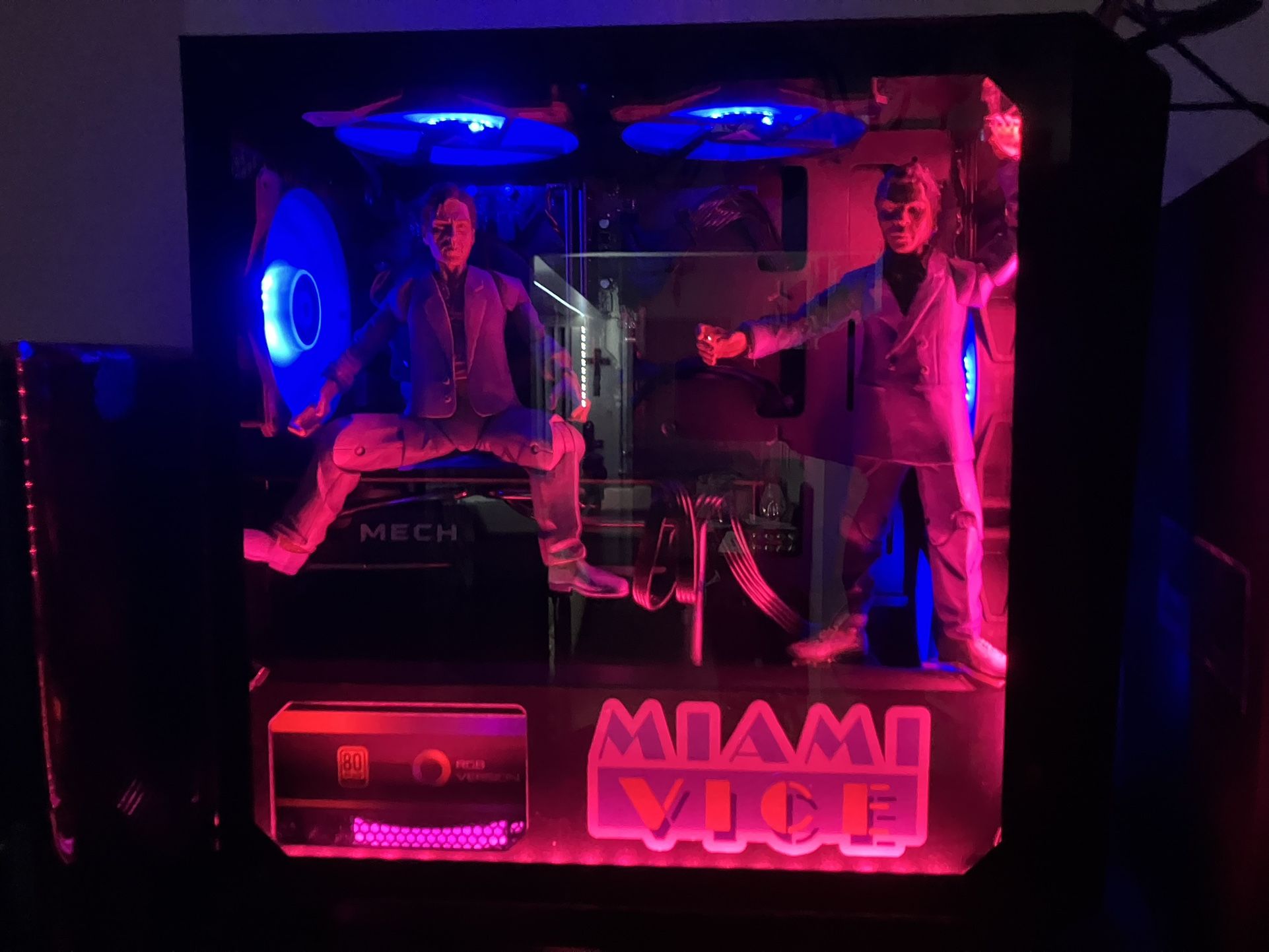 Miami Vice themed Gaming PC