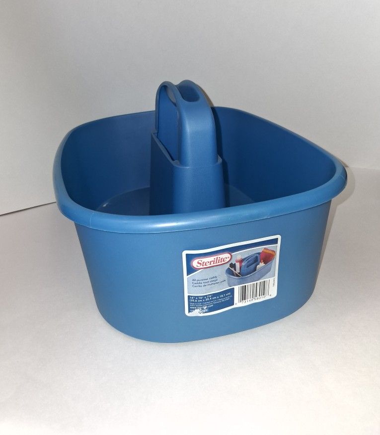 Sterilite all purpose storage, cleaning supplies organizer caddy  14" 10" 7" $5 FIRM