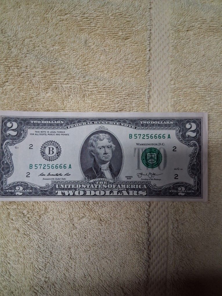 2 Dollar  4 6666  Yellowstone 