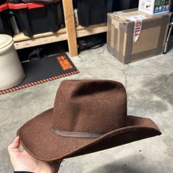 Buckhorn Rockmount Brown Wool Cowboy Hat 