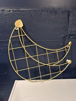 Gold Metal Banana Wall Hanging 