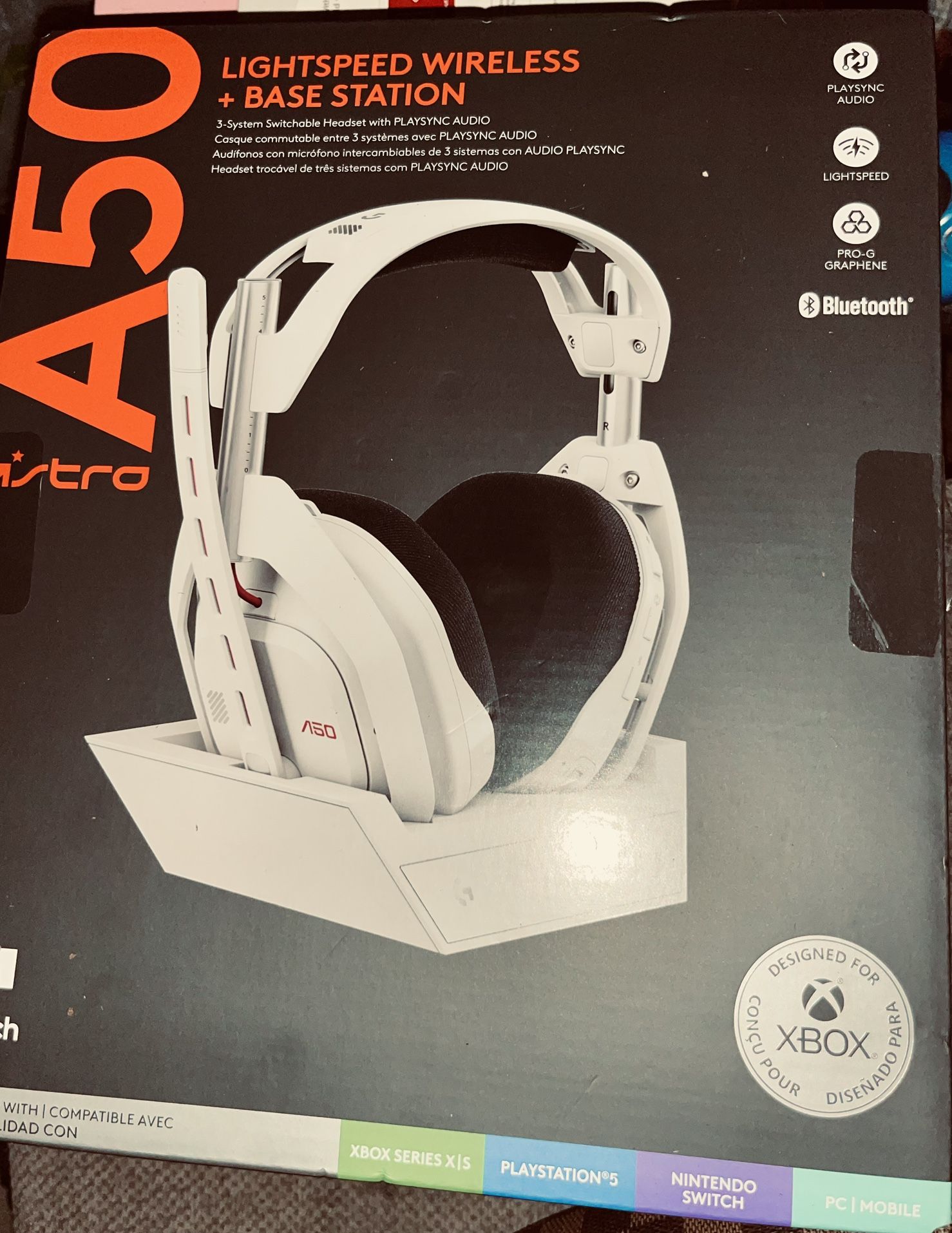 Logitech Astro G A50 Lightspeed Headset And Charging Base