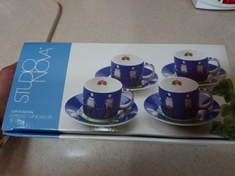 Espresso Cup & Saucer Set Of 4 - Studio Nova