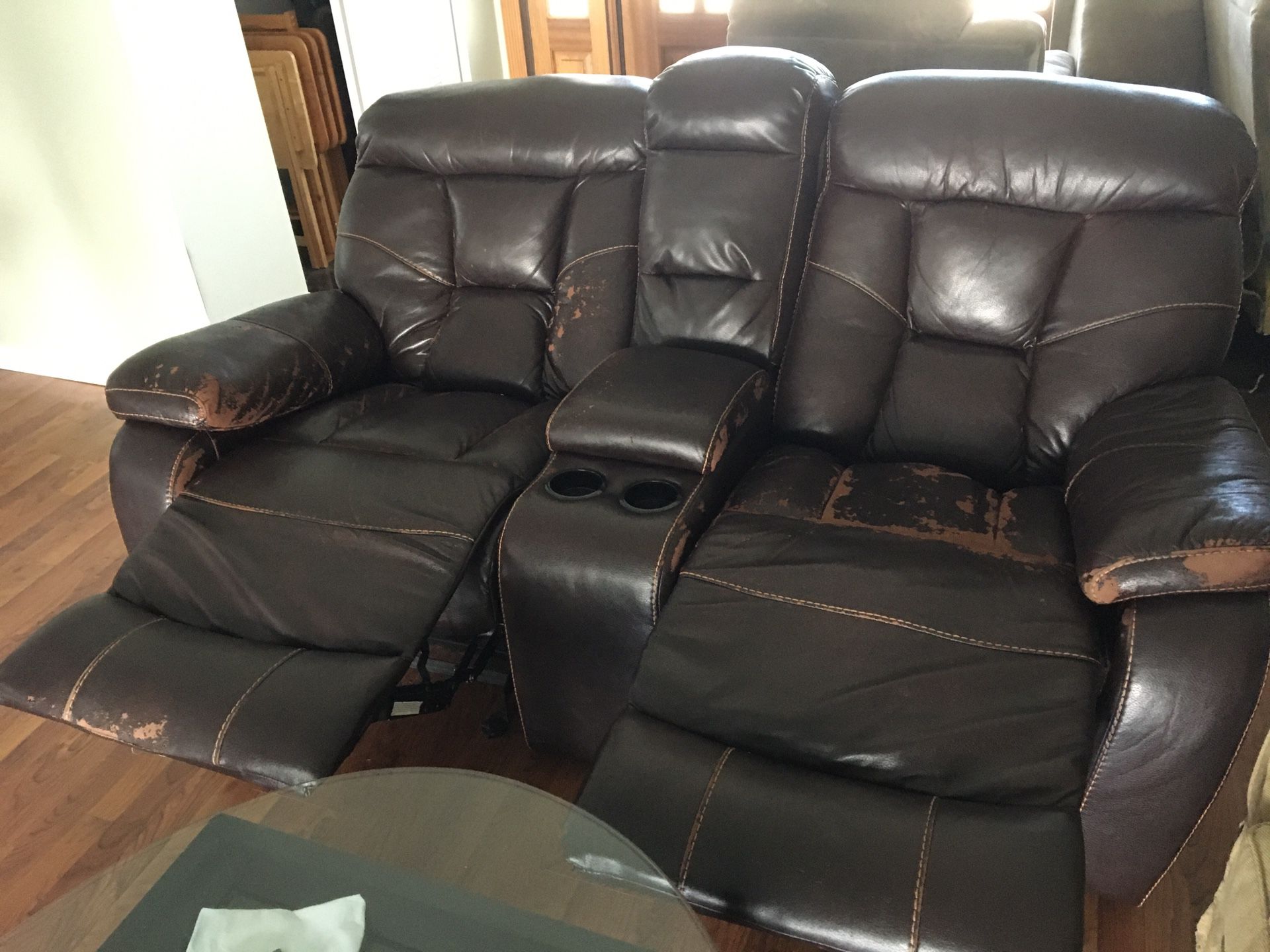 Free double gaming recliner armchair loveseat