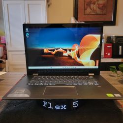 Lenovo Flex 5 2 in 1 Touch laptop 15.6" Quad i7 16GB Ram 768 GB Storage  w/ Nvidia Gfx
