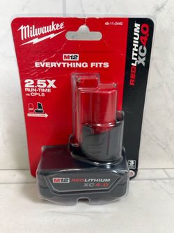 Milwaukee M12 XC4.0 Battery 48-11-2440 – Sealed New (A1G010265)