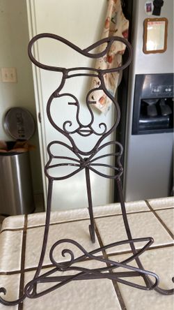 Stand book holder for kitchen counter or deco