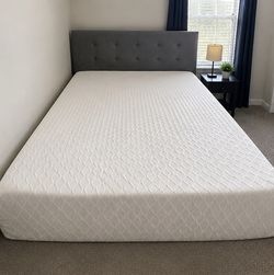 Queen bed and mattress