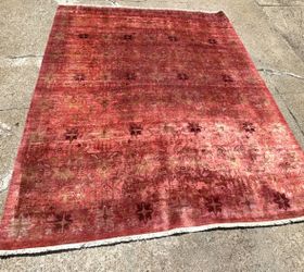VINTAGE 1990s Handwoven Transitional Tribal Area Rug 116x97 inches