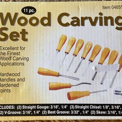 Wood Craving 11 Piece Set