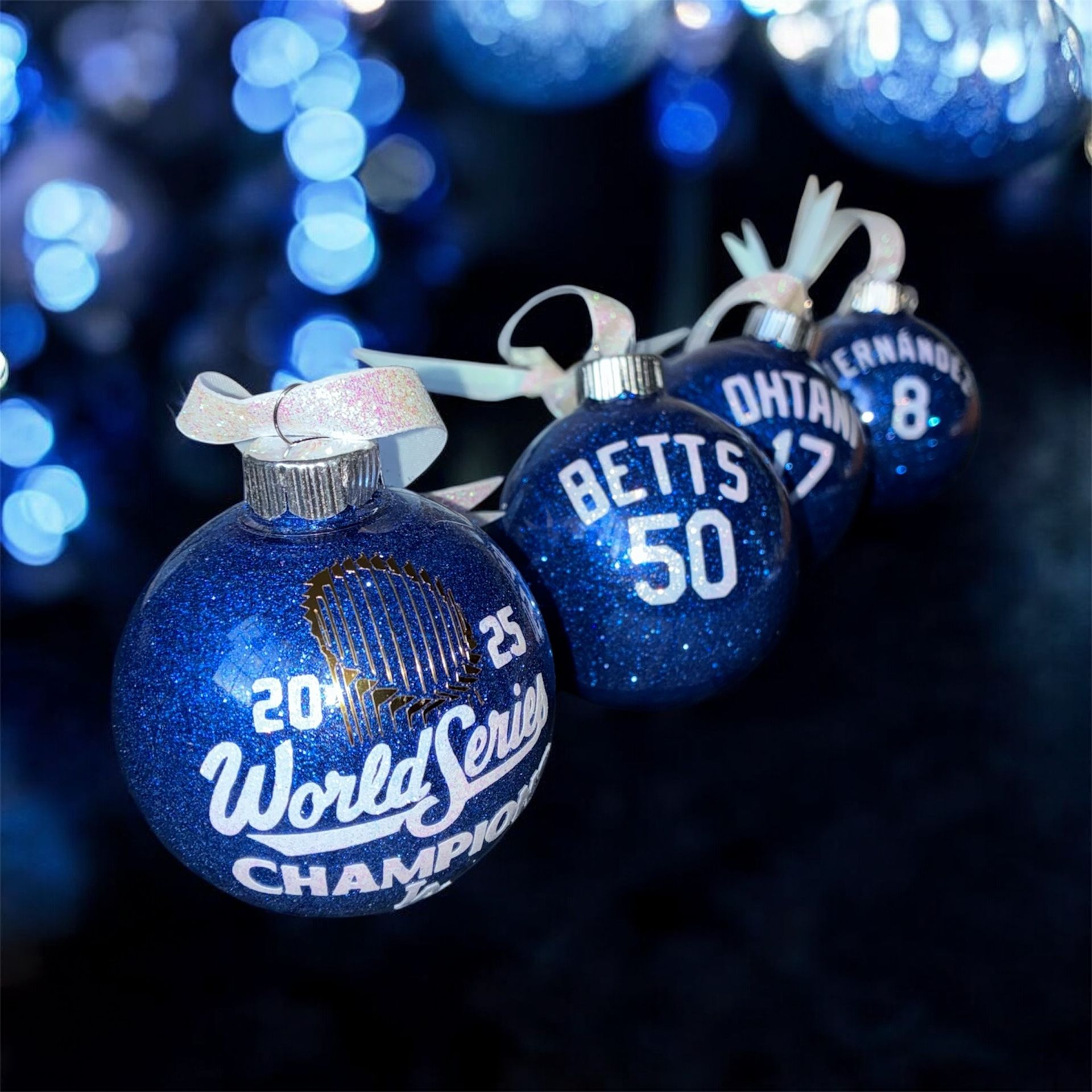Dodgers, LA Dodgers, Custom Ornaments, Christmas 