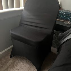 Black Elegant Chair Covers