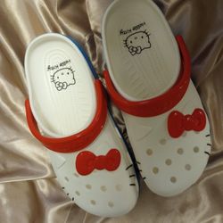 NWOB Limited Edition Hello Kitty Crocs 