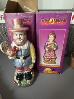 Happy Halloween Stand Realclay. For Candle